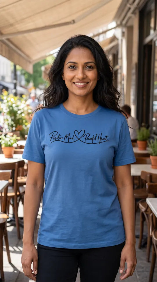 Unisex t-shirt - Positive Mind, Positive Heart | Positive