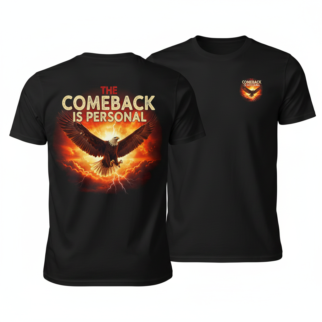 The Comeback Is Personal Tee mockup