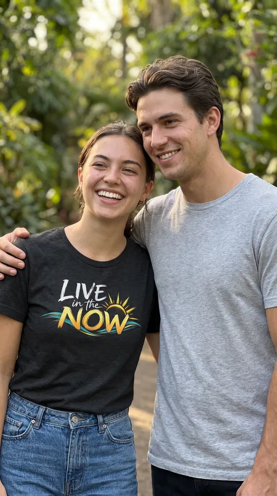 Live in the Now | Mindfulness & Inspirational T-Shirt