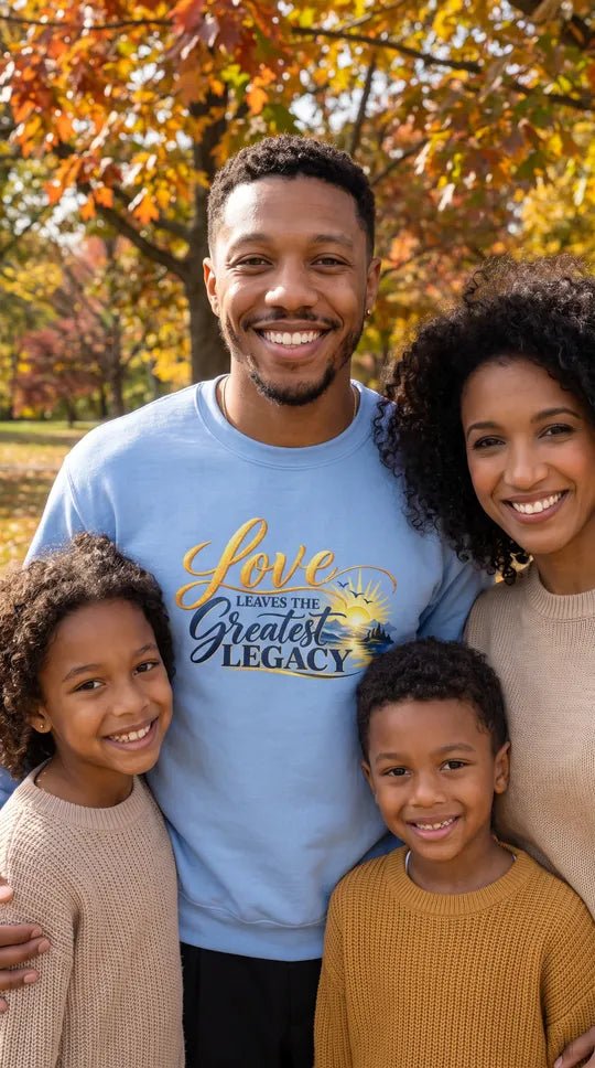 Love Leaves the Greatest Legacy | Inspirational Love & Family Sweatshirt