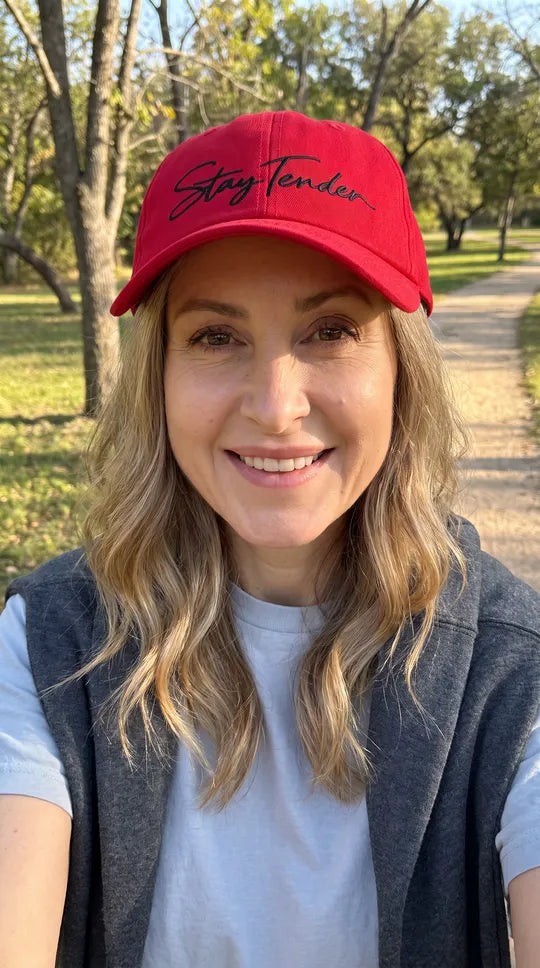Stay Tender Ball Cap | Gentle Strength & Positive Message Hat