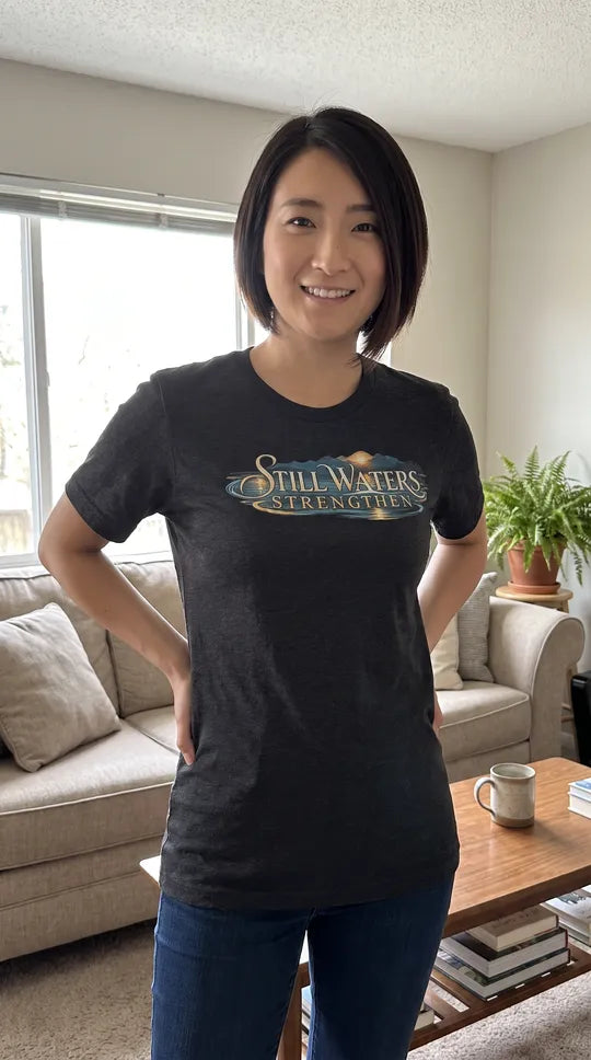 Unisex t-shirt - Still Waters Strengthen | Meditative